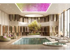 WALLFACE 27048 OCEAN Hollywood Wandpaneel Metall-Optik holographisch Pink 2600 mm x 1000 mm x 8,24 mm 2,6 m2 Pink