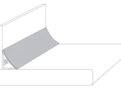 Wandabschlussleiste Plus 300 cm x 3 cm Copperfield (BN441 SI)