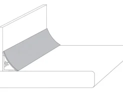 Wandabschlussleiste Plus 59 cm x 3 cm Windeiche Honig (EIV971 LO)