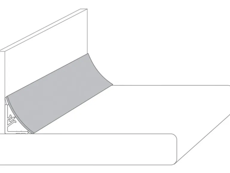 Wandabschlussleiste Plus 59 cm x 3 cm Windeiche Honig (EIV971 LO)