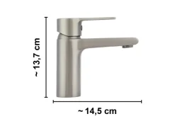 Waschtischarmatur Bisenzio Einhebel Gunmetal