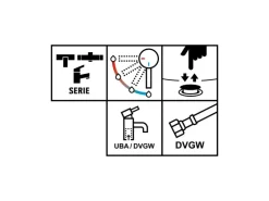 Waschtischarmatur Bisenzio Einhebel Gunmetal