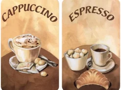 Wenko Abdeckplatte Universal Kaffee 2er-Set