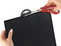 Wenko Abtropfmatte Maxi 40 cm x 30 cm Black Outdoor Kitchen Schwarz