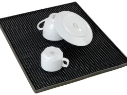 Wenko Abtropfmatte Maxi 40 cm x 30 cm Schwarz