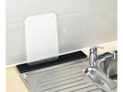 Wenko Abtropfmatte Slim 42 cm Schwarz