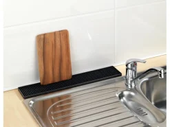 Wenko Abtropfmatte Slim 42 cm Schwarz