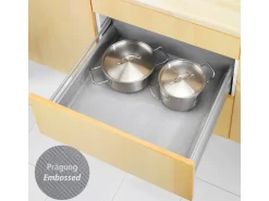 Wenko Anti-Rutsch-Matte Design Zuschneidbar 150 cm x 50 cm Grau