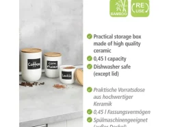 Wenko Aufbewahrungsdose Waia Keramik 0,45 l