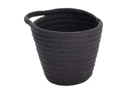 Wenko Aufbewahrungskorb Soria 12.5 x 12 x 14.5 cm Schwarz