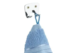 Wenko Doppel-Wandhaken Basic Edelstahl glänzend rostfrei