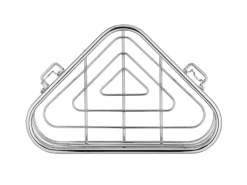 Wenko Eckablage Trestina 25 cm x 10,5 cm 16,5 cm Edelstahl Silber Glänzend