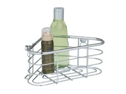 Wenko Eckablage Trestina 25 cm x 10,5 cm 16,5 cm Edelstahl Silber Glänzend