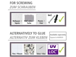 Wenko Eckablage Trestina 25 cm x 10,5 cm 16,5 cm Edelstahl Silber Glänzend