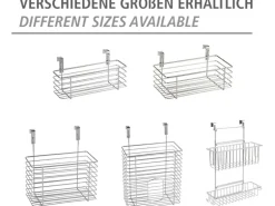 Wenko Einhängekorb Groß 24 cm x 15 cm x 24,5 cm Chrom