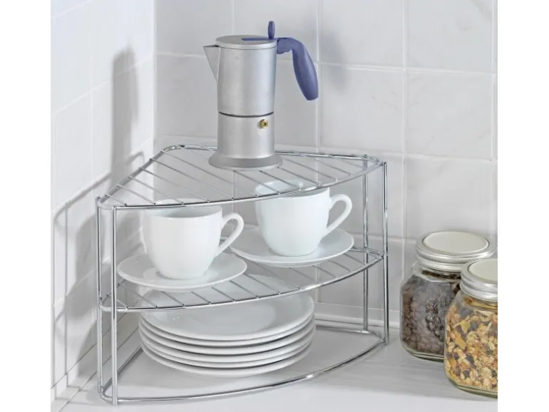 Wenko Geschirreckregal mit 2 Ablagen
