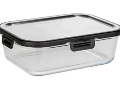 Wenko Glas Frischhaltedose Steel Black Outdoor Kitchen 1,5 l