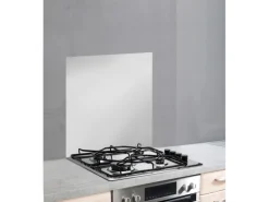 Wenko Glasrückwand Silber 60 cm x 70 cm