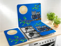 Wenko Herdabdeckplatte Universal 2er Set Eule