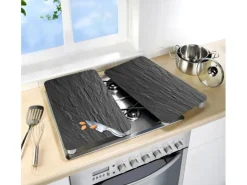 Wenko Herdabdeckplatte Universal 2er Set Schiefer