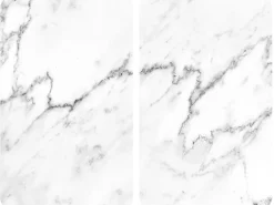 Wenko Herdabdeckplatten Universal Marmor 2er Set Mehrfarbig