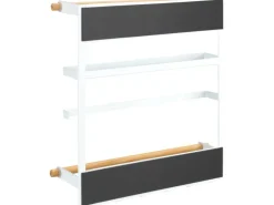 Wenko Küchenregal Magna Magnetisches Regal zur Befestigung ohne Bohren Weiß