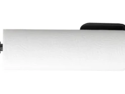 Wenko Küchenrollenhalter Nio Selbstklebend 27,5 cm x 4,5 cm x 7 cm Schwarz