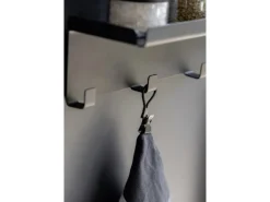 Wenko Klemm-Ösen Metall 1,7 cm x 5,3 cm x 1 cm Schwarz 4 Stück