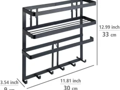 Wenko Multifunktionsregal Gala inkl. 6 Haken