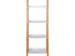 Wenko Regal Finja Bambus Braun mit 4 Etagen