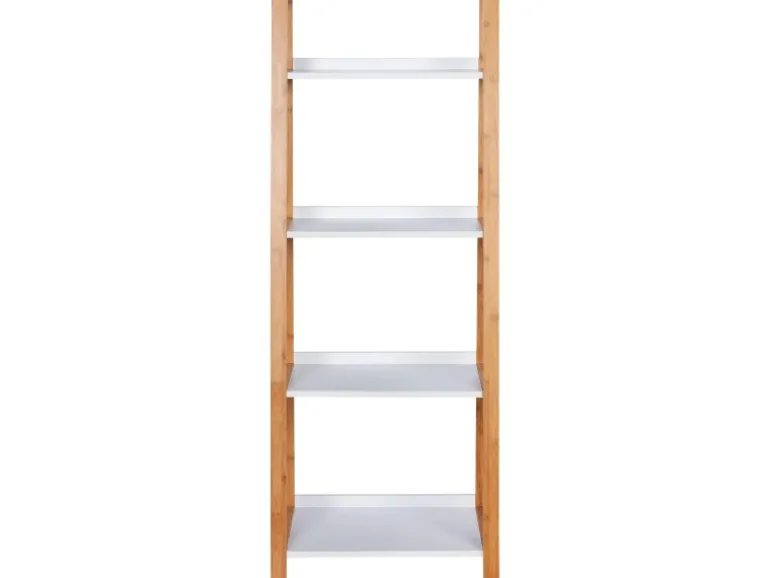 Wenko Regal Finja Bambus Braun mit 4 Etagen