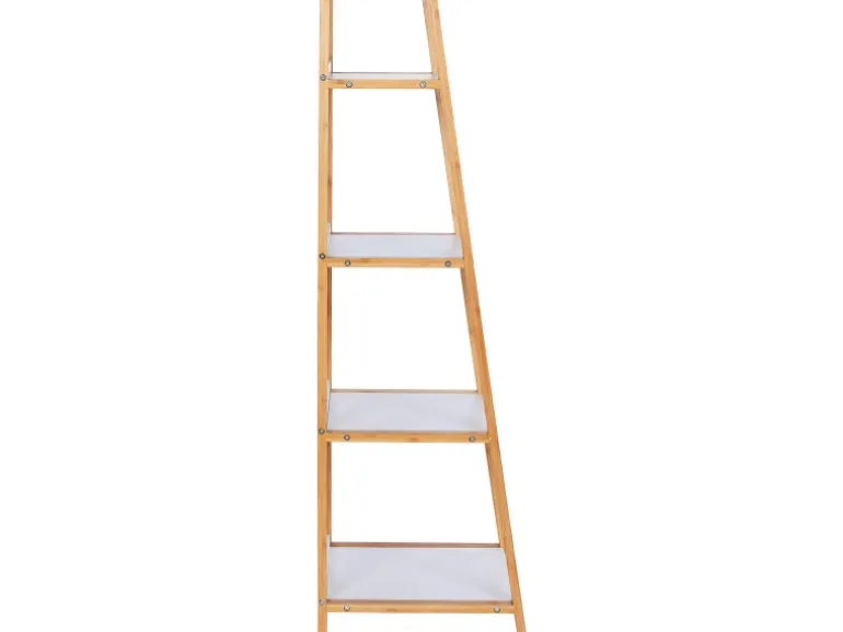 Wenko Regal Finja Bambus Braun mit 4 Etagen