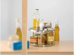 Wenko Schrankrondell Duo Edelstahl