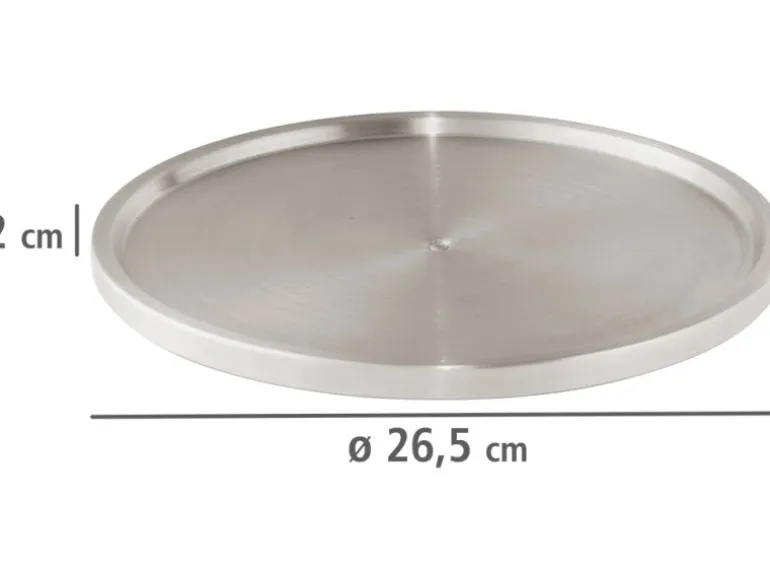 Wenko Schrankrondell Uno Edelstahl Rostfrei