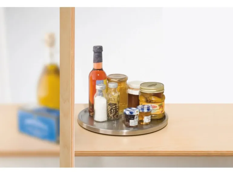 Wenko Schrankrondell Uno Edelstahl Rostfrei