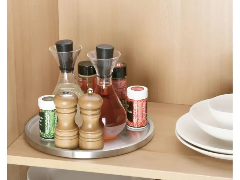 Wenko Schrankrondell Uno Edelstahl Rostfrei