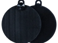 Wenko Silikon Spülschwamm  Soft  2 Stück Black Outdoor Kitchen Schwarz