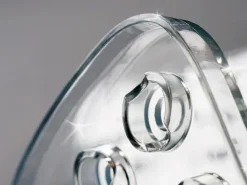 Wenko Spülbeckeneinlage Kristall Eckig 31 cm x 27,5 cm Transparent