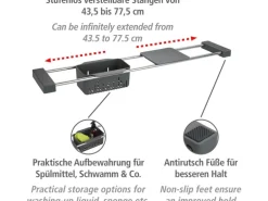 Wenko Spülbecken-Organizer Spülen-Caddy Cami ausziehbar