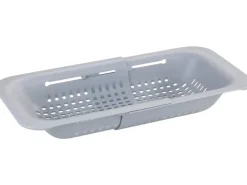 Wenko Spülbecken-Sieb Sivo Ausziehbar 50 cm x 7 cm x 20 cm Grau