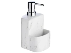 Wenko Spülmittelspender Festival Marmor Weiß 380 ml