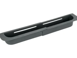 Wenko Spülorganizer Fino Ausziehbar bis 49,5 cm x 5,5 cm x 8,5 cm Grau