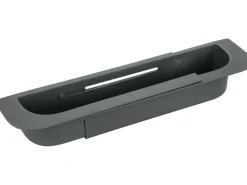 Wenko Spülorganizer Fino Ausziehbar bis 49,5 cm x 5,5 cm x 8,5 cm Grau