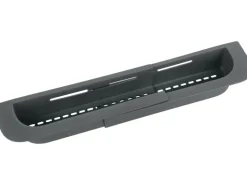 Wenko Spülorganizer Fino Ausziehbar bis 49,5 cm x 5,5 cm x 8,5 cm Grau