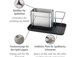 WENKO Spülorganizer Orio Edelstahl