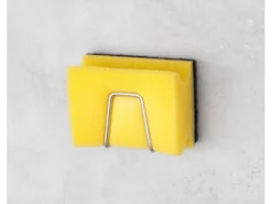 Wenko Universal-Halter Edea Küche Edelstahl rostfrei 5 x 5 x 3,5 cm Silber matt