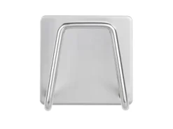 Wenko Universal-Halter Edea Küche Edelstahl rostfrei 5 x 5 x 3,5 cm Silber matt