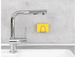 Wenko Universal-Halter Edea Küche Edelstahl rostfrei 5 x 5 x 3,5 cm Silber matt