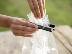 Wenko Verschlussclips Tilly Kunststoff 11 cm x 1,5 cm x 1 cm Schwarz 5 Stück