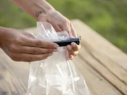 Wenko Verschlussclips Tilly Kunststoff 11 cm x 1,5 cm x 1 cm Schwarz 5 Stück